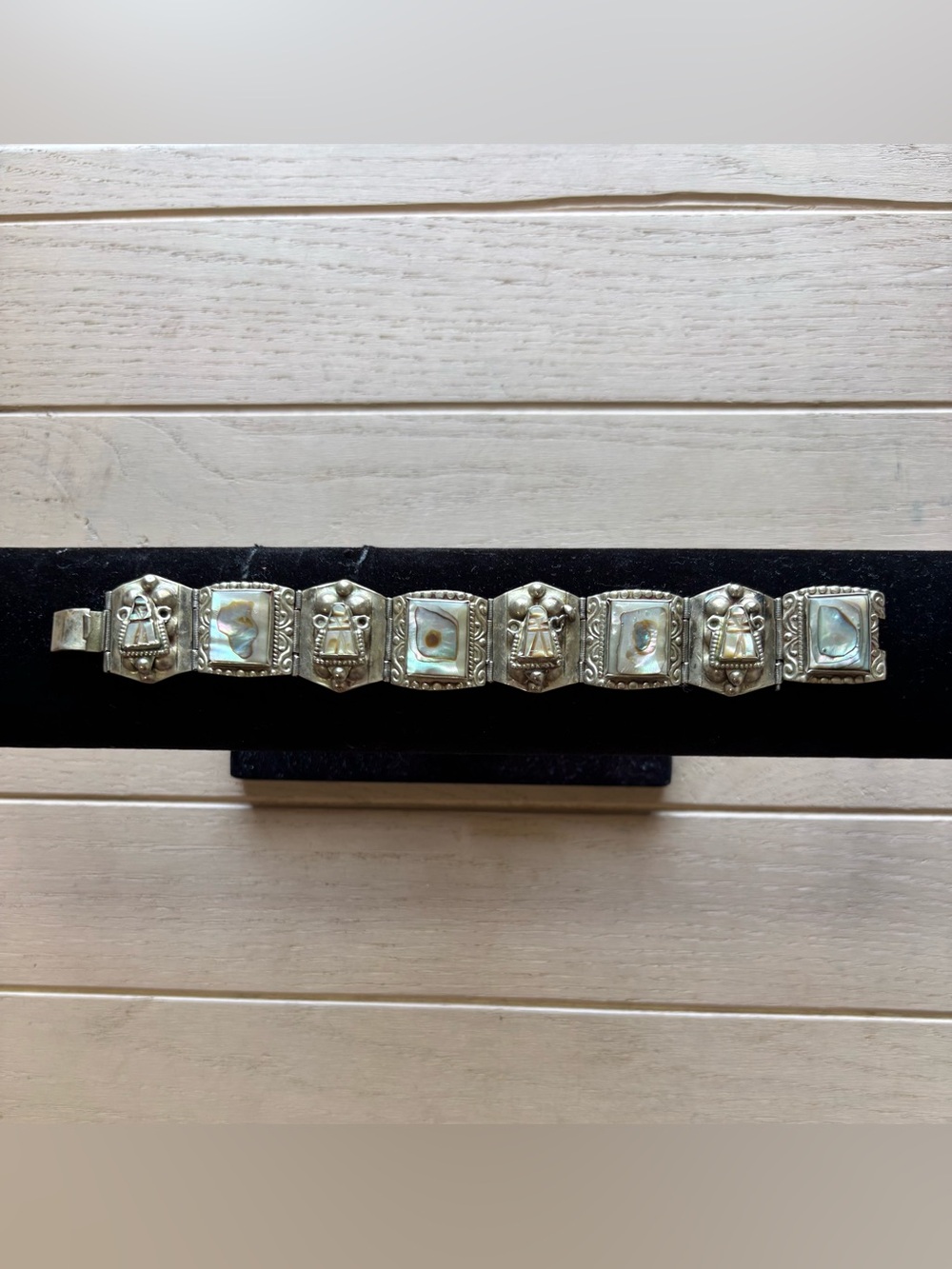 Unique Vintage Art-to-Wear Sterling Silver Boho Cool Bracelet